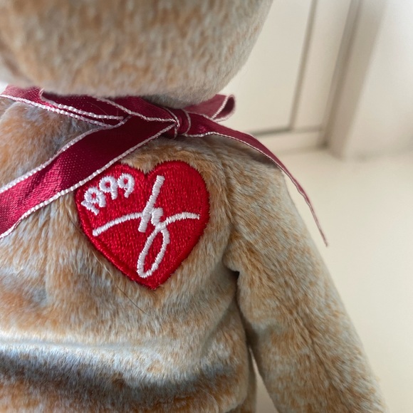 Ty 1999 Signature Bear Beanie Baby Original Retired Mint Condition Mint Tag - Picture 2 of 7